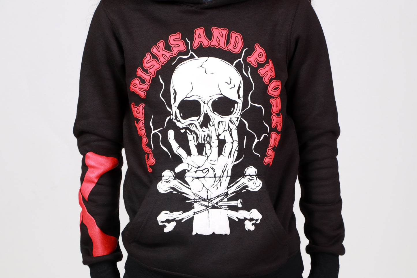 Black/Red "TRAP" Hoodie